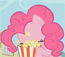 Pinkie Pie eating Popcorn